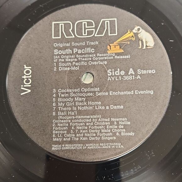 South Pacific 1958 Original Soundtrack Rodgers & Hammerstein Vinyl Record Album - Picture 6 of 9